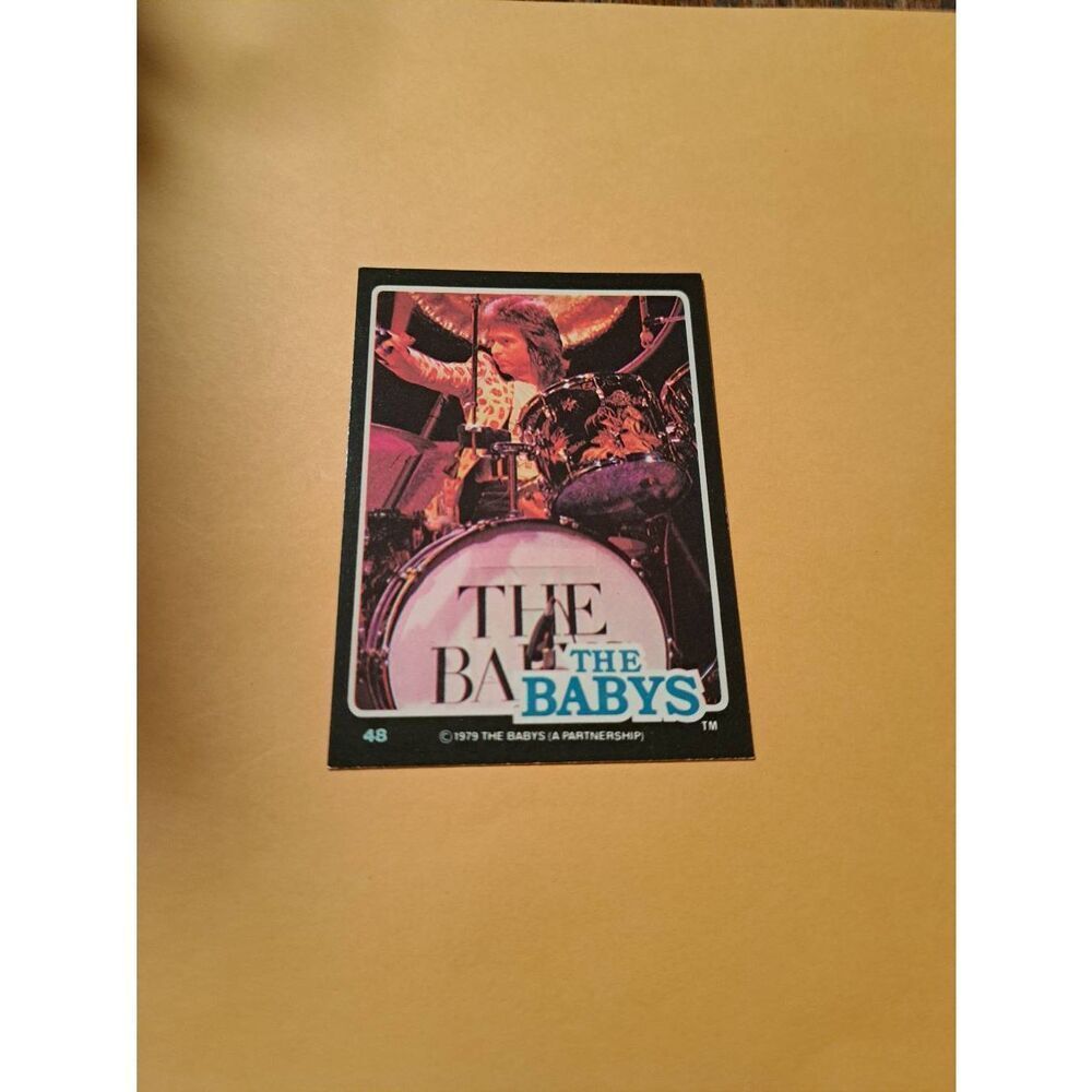 Vintage 1979 The Babys Trading Card #48 London Rock Band Collectible